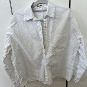 Djerf Avenue Breezy Shirt White XXS